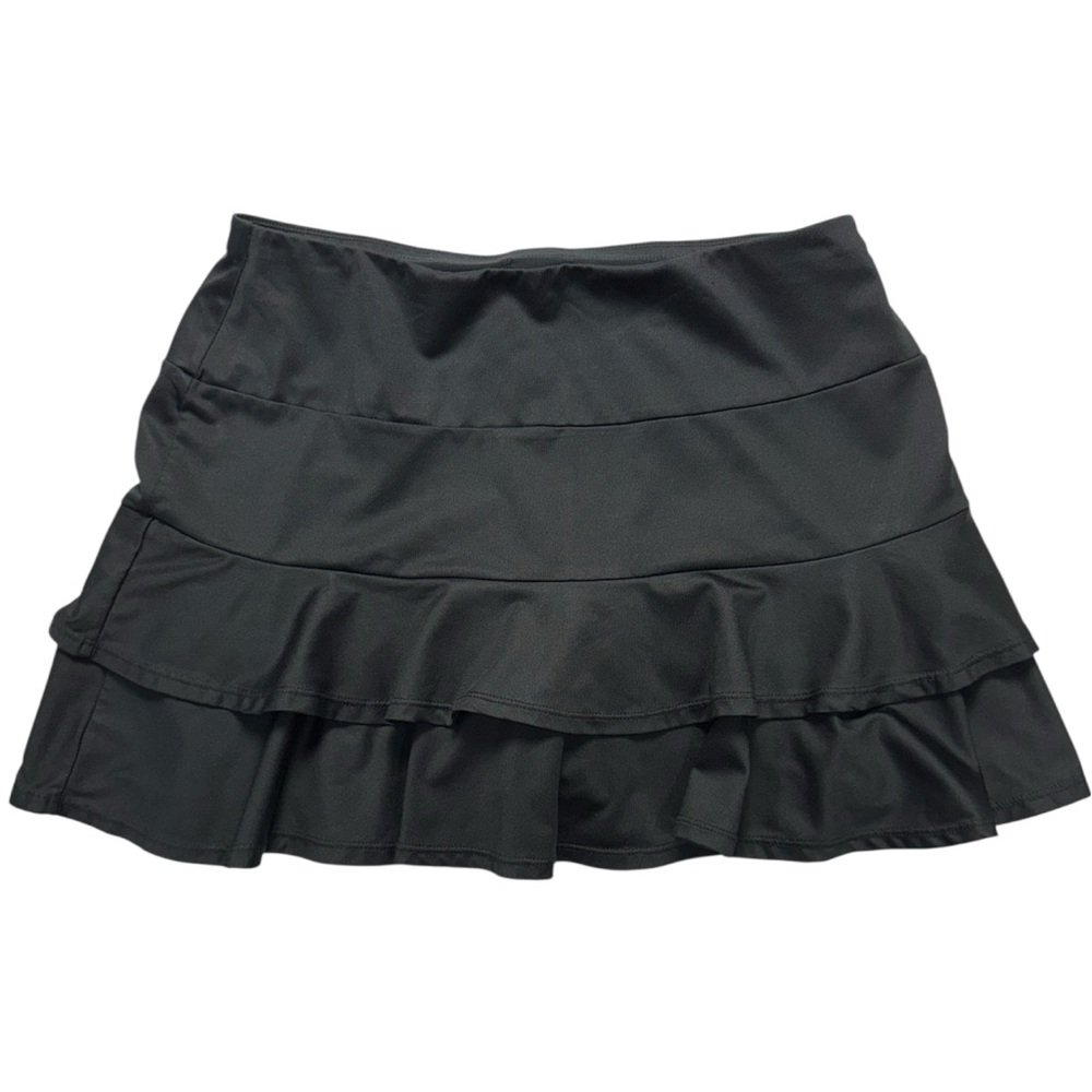 Tail Ruffled Mini Skort Black Small Golf Tennis Pickleball Like New EUC